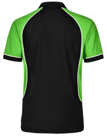 Picture of Winning Spirit, Mens TrueDry Tri-Colour S/S Pique Polo